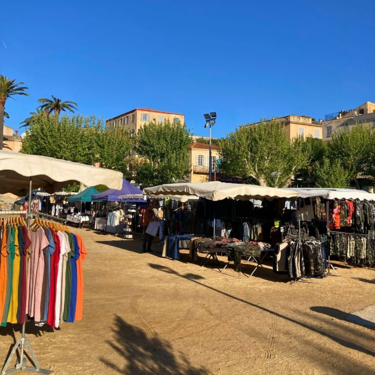 Marché vestimentaire